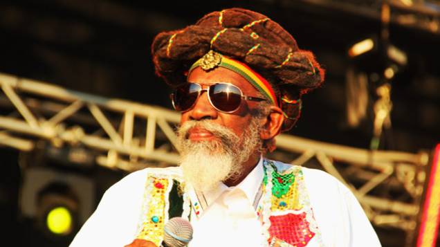 O jamaicano Bunny Wailer, integrante da formação original do The Wailers