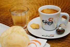 Café orgânico do Ekoa Café