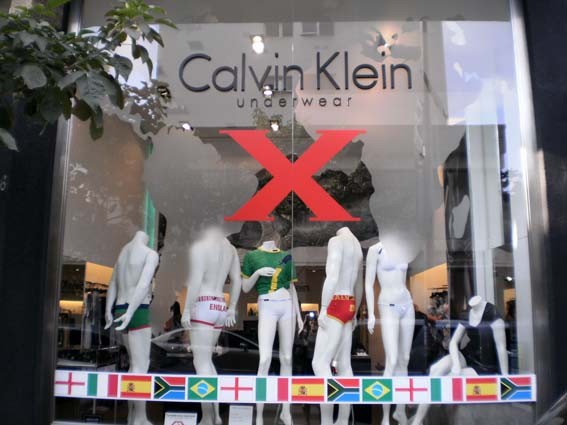 Loja da Calvin Klein Underwear, na Oscar Freire