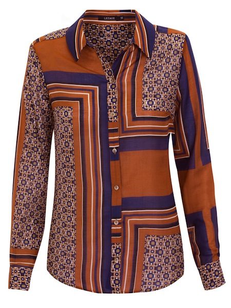 Camisa de seda Soraia baixou para R$ 149,70