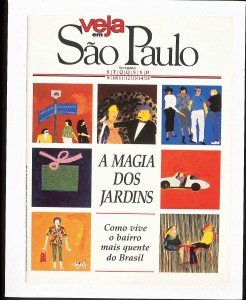 Capa da primeira edição da então VEJA EM SÃO PAULO, transformada em encarte separado, em setembro de 1985