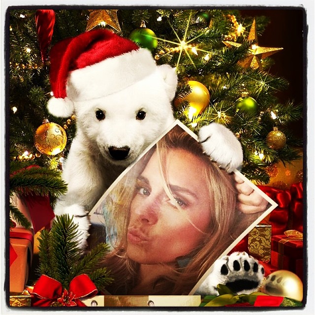 Carolina Dieckmann deixou uma foto como mensagem de Natal 