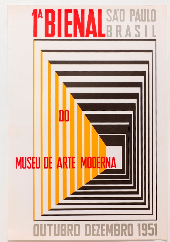 Cartaz da 1ª Bienal de São Paulo