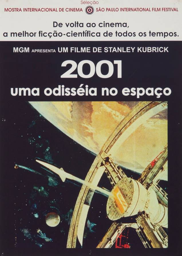 Cartaz do filme <em>2001: Uma Odisséia no Espaço</em>, de Stanley Kubrick (1968)