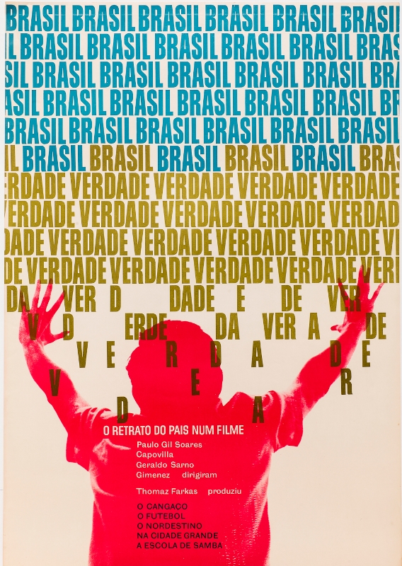 Cartaz do filme Brasil Verdade (1968), de Paulo Gil Soares