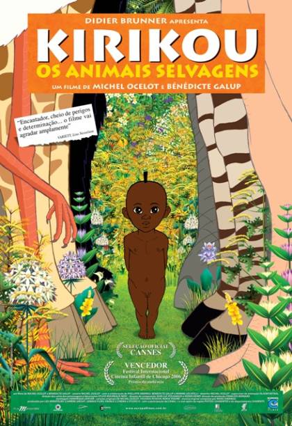 Kirikou - Os Animais Selvagens: animação de Bénédicte Galup e Michel Ocelot