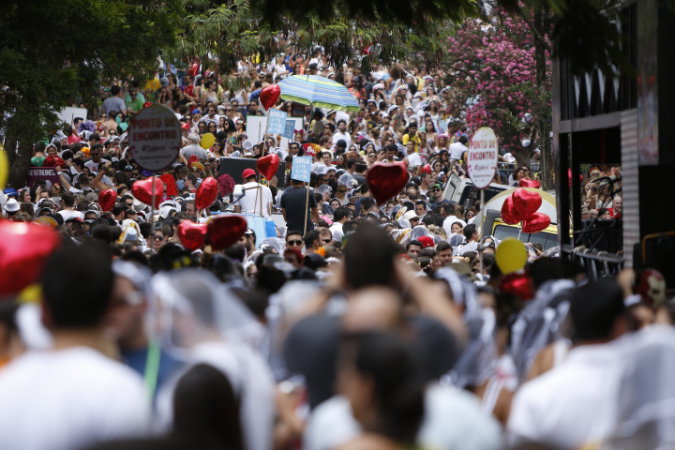 Casa comigo foi o bloco com o maior público no fim de semana (Foto: Ricardo D'Angelo/Veja SP)