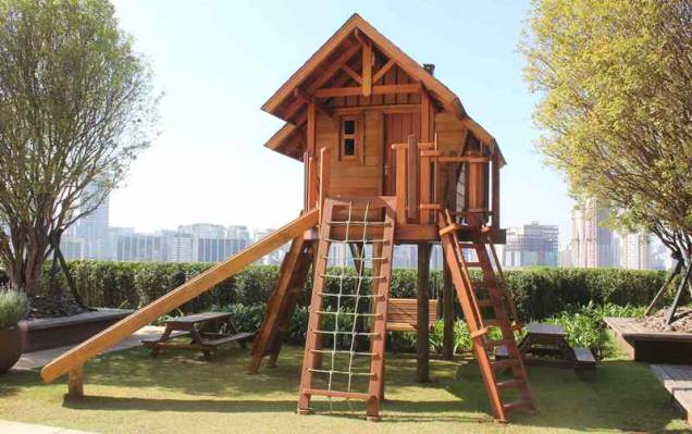 A Casa da Árvore tem capacidade para até 15 crianças