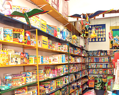 Loja oferece além dos tradicionais brinquedos de madeira, opções pedagógicas e uma série de livros