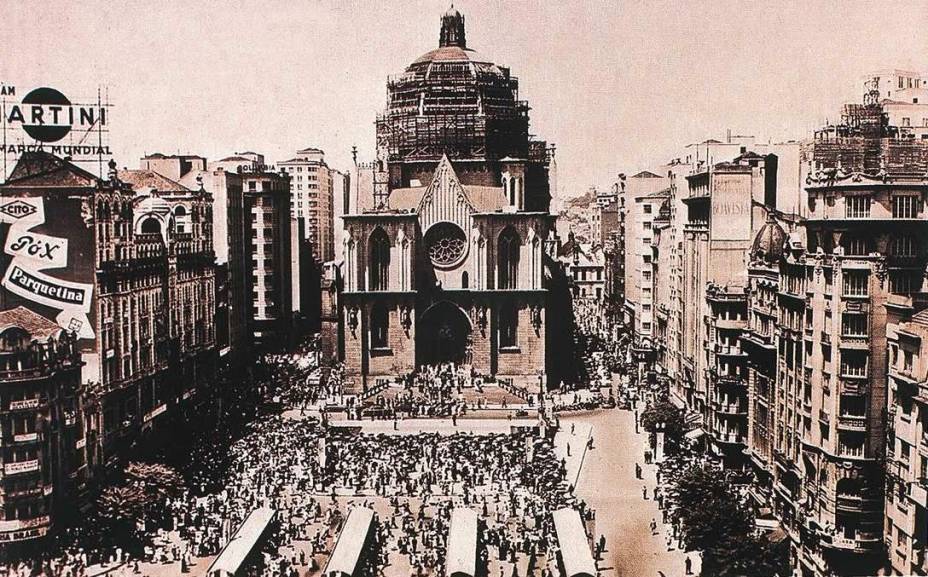 Catedral da Sé: inauguração foi um dos acontecimentos marcantes de 1954
