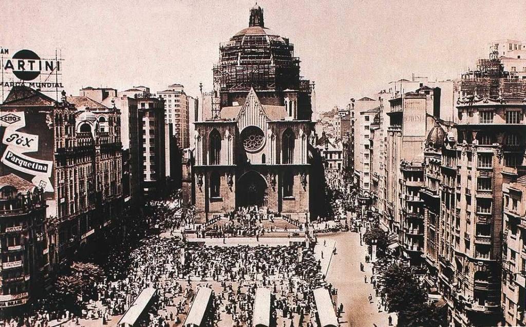 Catedral da Sé: inauguração foi um dos acontecimentos marcantes de 1954