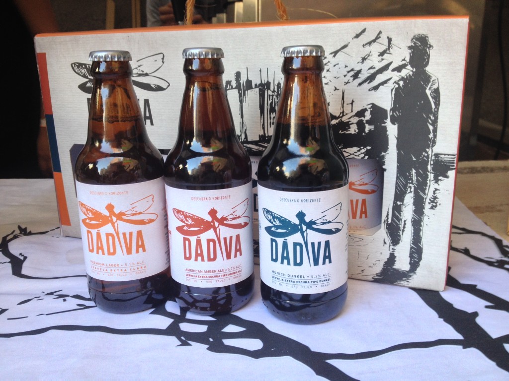 Cervejas: rótulos da Dádiva (Foto: Anderson Santiago)