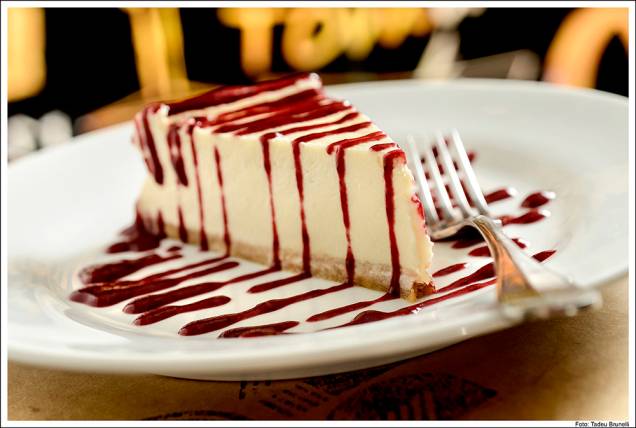 Cheesecake: chef Benny Novak encerra o menu com a guloseima