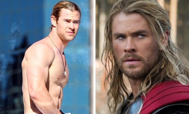 Chris Hemsworth interpretou o Thor 