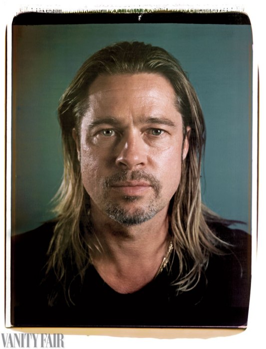 chuck-close-hollywood-portfolio - brad pitt. 2jpg