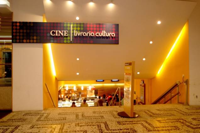 Antigo Cine Bombril: desde setembro de 2010 a sala mudou o nome para Cine Livraria Cultura