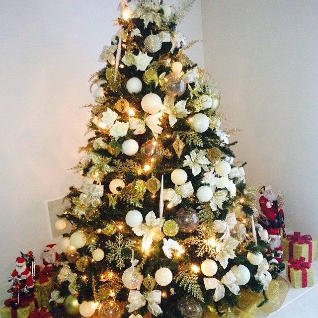 A Árvore de Natal da casa de Claudia Raia