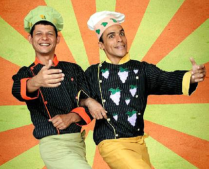 Rony Cácio e Guilherme Toledo: a dupla conhecida como Comida dos Astros participa da Mistura do Humor