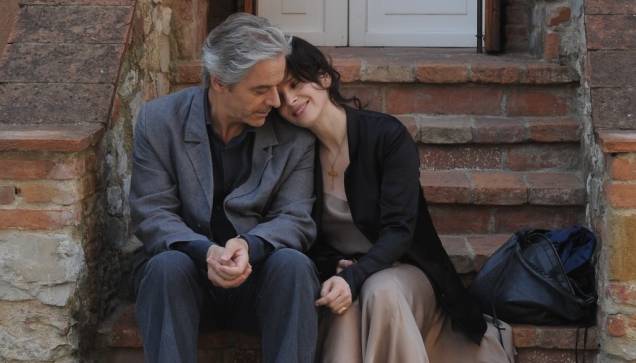 William Shimell e Juliette Binoche: o filme foi rodado na Itália