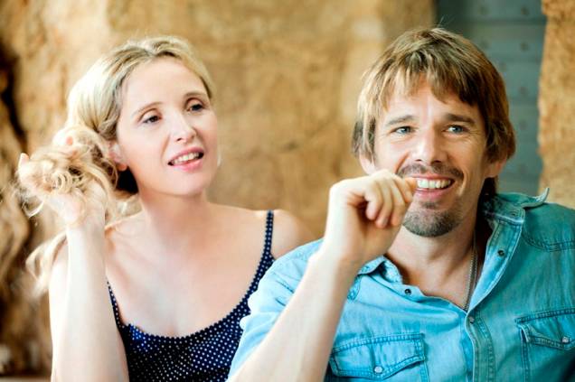 Antes da Meia-noite: Celine (Julie Delpy) e Jesse (Ethan Hawke)