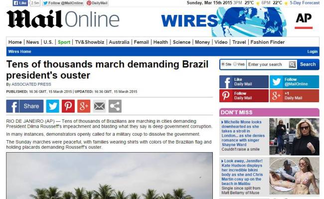daily mail dilma rousseff