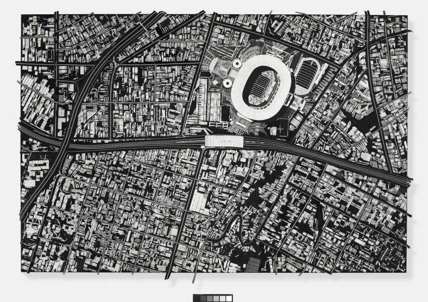 O Brasil aparece representado pelo Rio de Janeiro