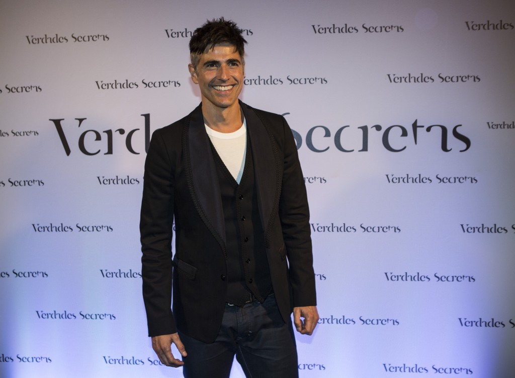 O ator Reinaldo Gianecchini durante festa de lançamento da novela Verdades Secretas (Foto: Ricardo D'Angelo)