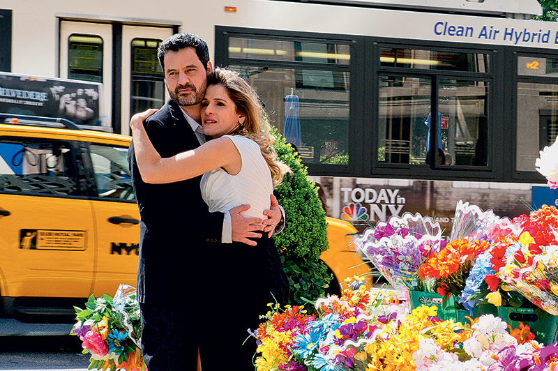 Bruno Garcia e Ingrid Guimarães: locações em Nova York