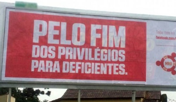 Campanha pelo fim dos direitos dos deficientes era apenas uma… pegadinha