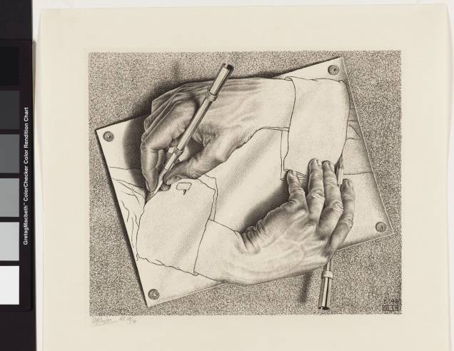 O Mundo Mágico de Escher: Desenhando, de 1948