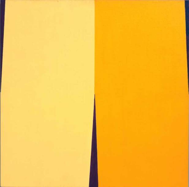 Quadrado Amarelo: acrílica de Hércules Barsotti