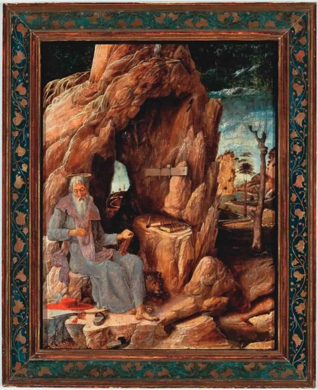 São Jerônimo Penitente no Deserto, de Andrea Mantegna: a tela do Masp foi restaurada no Museu do Louvre e está em Deuses e Madonas — A Arte do Sagrado
