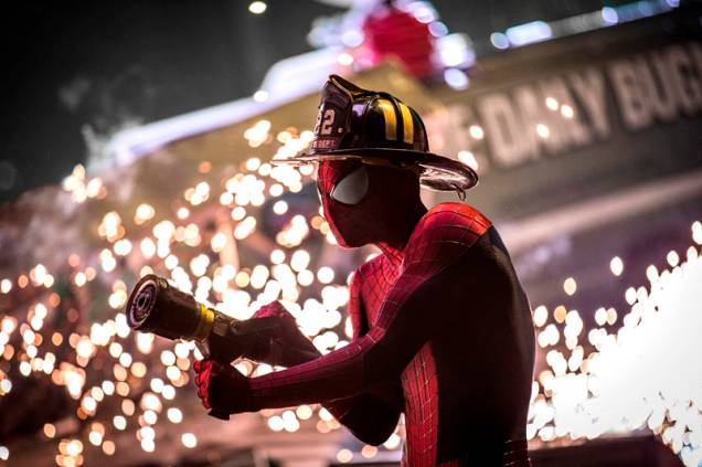 Cena do filme O Espetacular Homem-Aranha 2 - A Ameaça de Electro