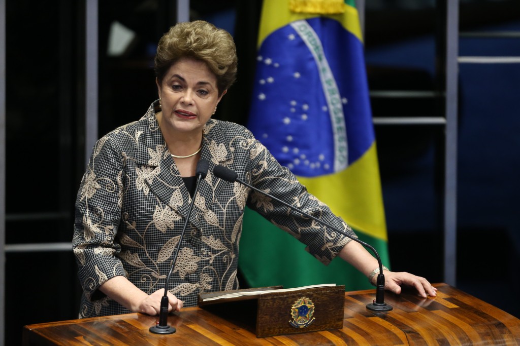 Dilma Rousseff apresenta sua defesa no processo de impeachment, no Senado