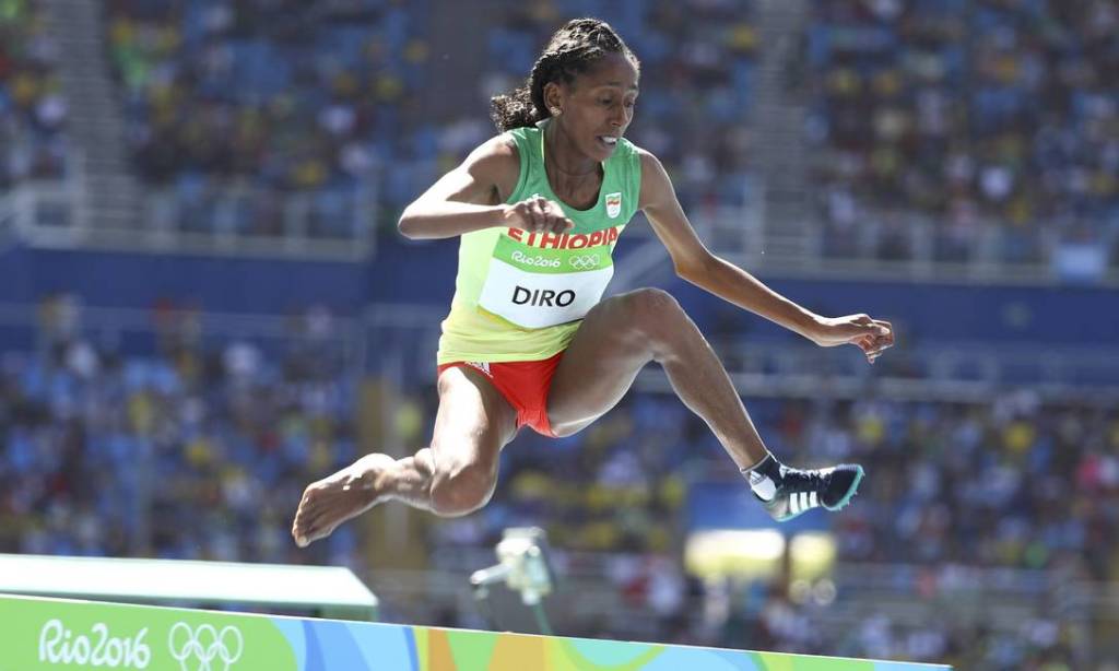 Contra todos os obstáculos: a garra da atleta da Etiópia no sábado (13)