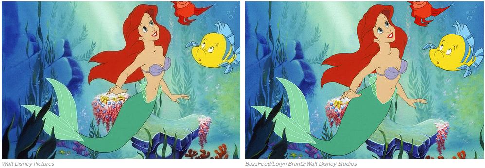 Como seriam as princesas Disney se tivessem a cintura da mulher da vida real