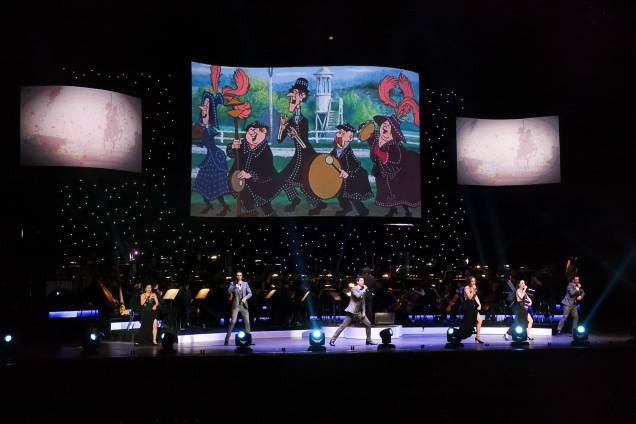 Para celebrar o que há de melhor nas animações da Disney, o espetáculo apresenta versões em português das músicas dos clássicos Para celebrar o que há de melhor nas animações da Disney, o espetáculo apresenta versões em português das músicas dos clássicos