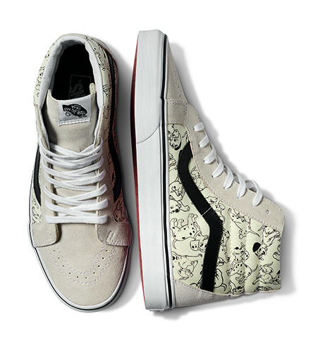 Disney-M-Sk8Hi-DalmationWht-H R$399,00