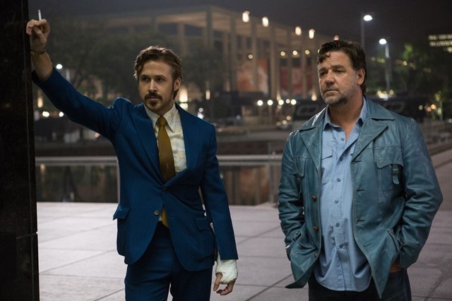 Ryan Gosling e Russell Crowe são os Dois Caras Legais