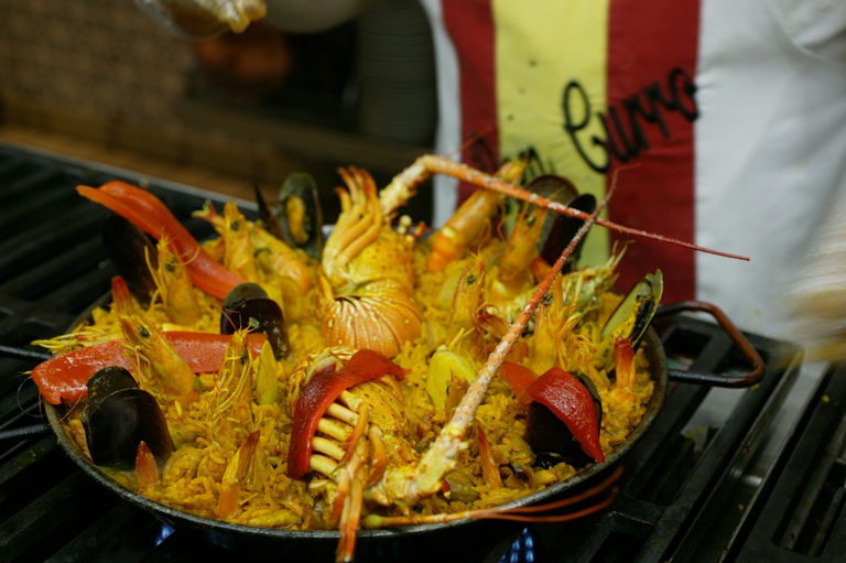 Paella do Don Curro: a lagosta é opcional de luxo