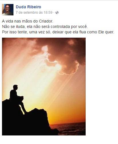 Duda Ribeiro - facebook