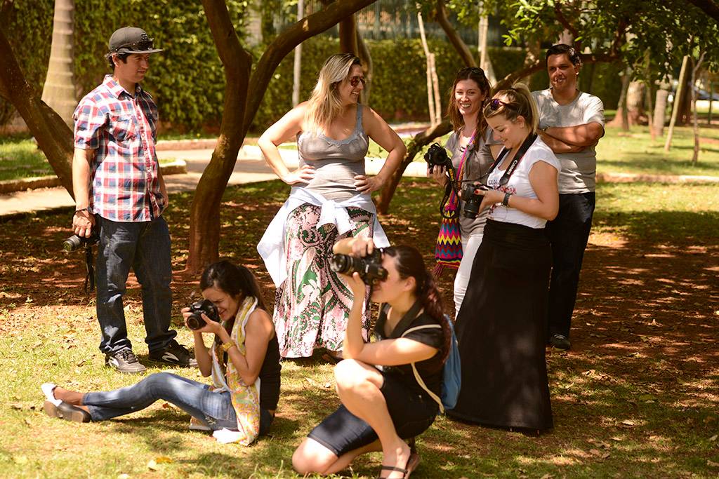 Alunos em curso externo