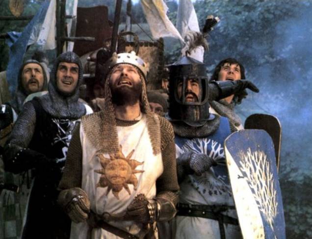 Em Busca do Cálice Sagrado: os cavaleiros do Monty Python saem atrás do Graal Em Busca do Cálice Sagrado: os cavaleiros do Monty Python saem atrás do Graal