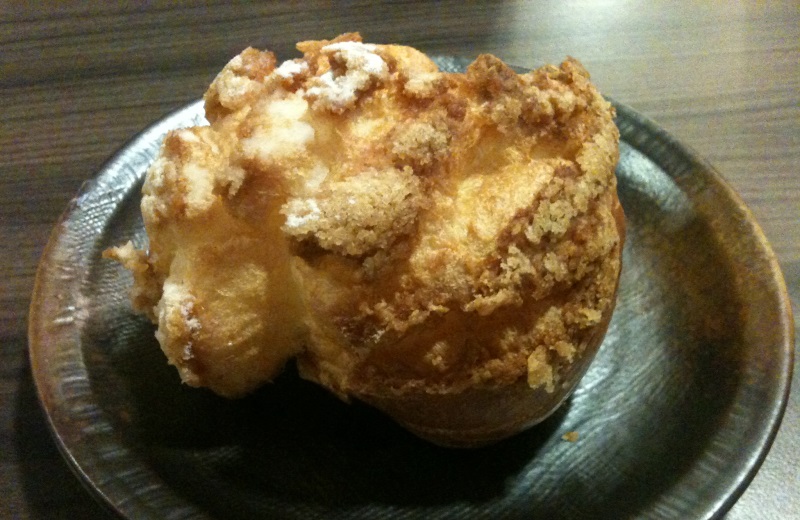 Espaço Kazu: Choux cream de amêndoa Espaço Kazu: Choux cream de amêndoa