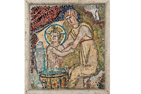 Mosaico do Oratório do Papa João VII