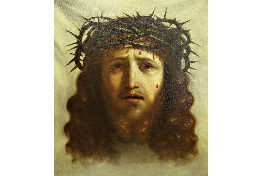 Retrato de Cristo com a Coroa de Espinhos (A Verônica de Guercino)