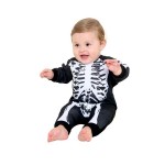 Macacão de esqueleto, sugestão da Abrakadabra: R$ 76,90 para bebês de 3 a 12 meses