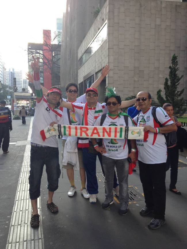 estrangeiros Irã - Copa do Mundo - Avenida Paulista