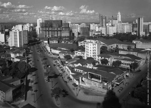 Avenida Ipiranga em 1949