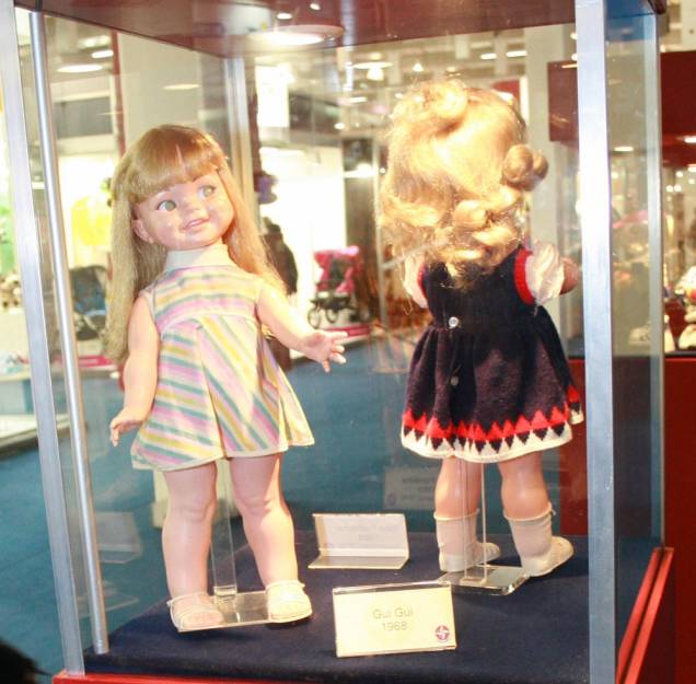 Gui Gui: mais antiga, a boneca que dá risada e mexe a cabeça data de 1968